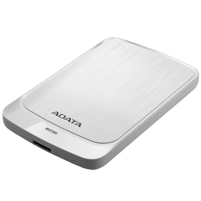 Твърд диск Adata 2TB , HV320 , USB 3.2 Gen 1, 2.5" - External Hard Drive White