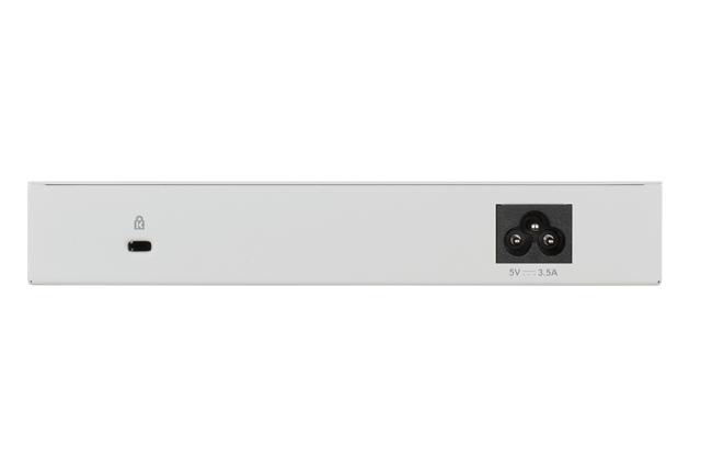 Мултипортов адаптер D-Link DNH-100, 1 x Gigabit LAN, 1 x USB 3.0 (offers 5V / 1A power), 1 x MicroSD Slot, 1 x RJ45 Console, Бял