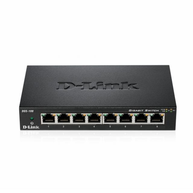 Суич D-Link 8-port 10/100/1000 Gigabit Metal Housing Desktop Switch