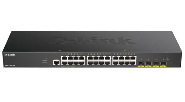 Комутатор D-Link 24-port Gigabit Smart Managed Switch with 4x 10G SFP+ ports