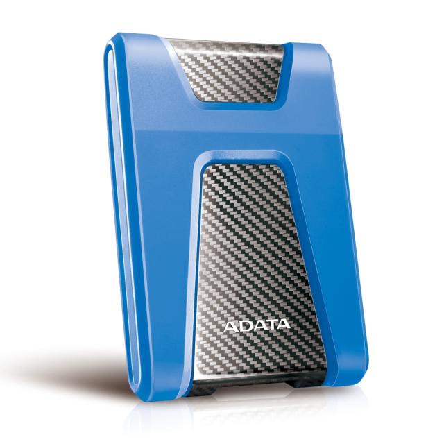 Твърд диск Adata 2TB , HD650 , USB 3.2 Gen 1, 2.5" Durable Lite - External Hard Drive Blue