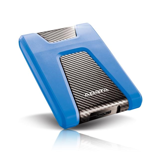 Твърд диск Adata 2TB , HD650 , USB 3.2 Gen 1, 2.5" Durable Lite - External Hard Drive Blue