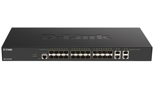 Комутатор D-Link 24 x 10G SFP+  ports + 4 x 10G Base-T ports Smart Managed Switch