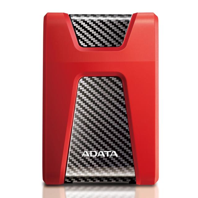 Твърд диск Adata 2TB , HD650 , USB 3.2 Gen 1, 2.5" Durable Lite - External Hard Drive Red