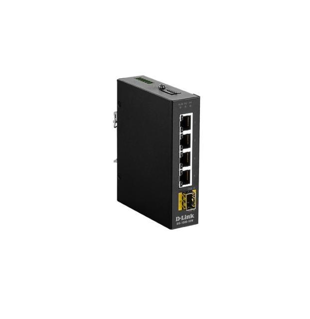 Комутатор D-Link 5 Port Unmanaged Switch with 4 x 10/100/1000BaseT(X) ports & 1 x 100/1000BaseSFP ports