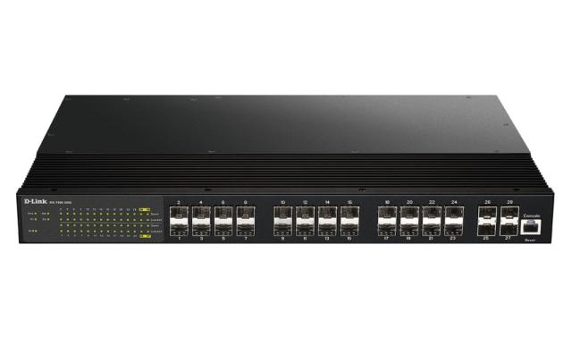 Комутатор D-Link 24 Ports SFP Plus 4 Port 10G SFP+ with Single AC input