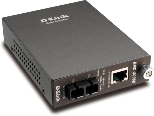 Медиа конвертор D-Link 10/100BaseTX  to 100BaseFX Multimode Media Converter with SC Fiber Connector