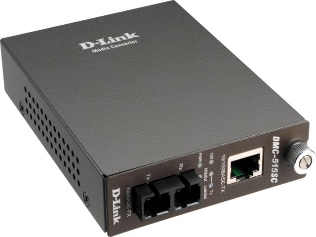 Медиа конвертор D-Link 10/100BaseTX  to 100BaseFX Singlemode Media Converter with SC Fiber Connector