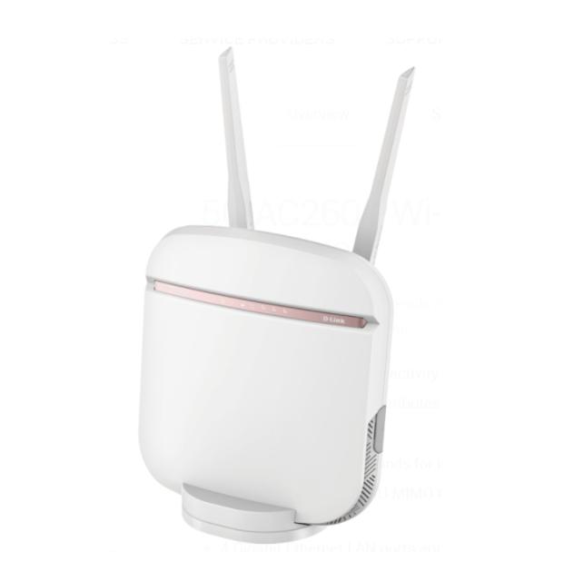 Рутер D-Link DWR-978, 5G, 2600Mbps, 2.4GHz (800 Mbps)/ 5GHz (1733 Mbps), Wireless AC, 4x LAN1000, 1x WAN1000