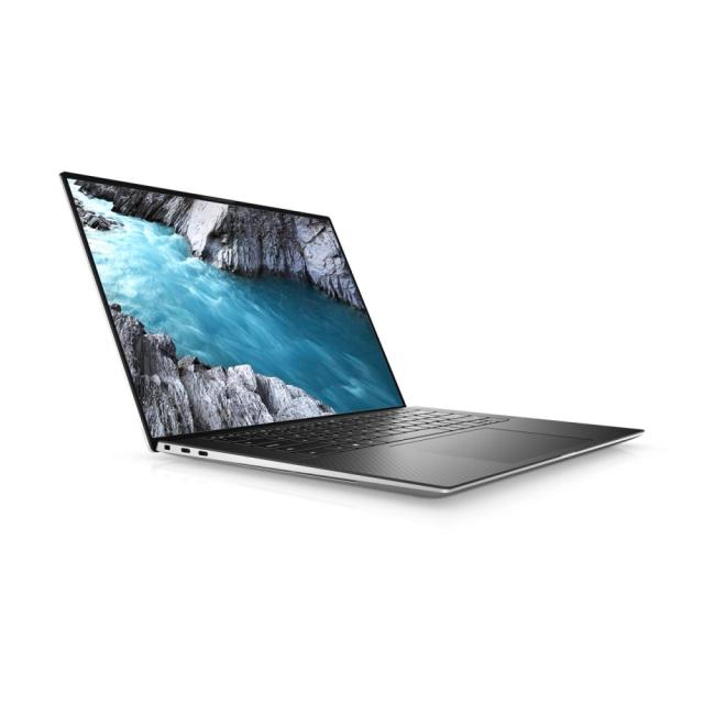 Лаптоп Dell XPS 9510, Intel Core i7-11800H (24MB Cache, up to 4.6 GHz ), 15.6" FHD+ (1920x1200) AG 500-Nit, HD Cam, 16GB, 8GBx2, DDR4, 3200MHz, 1TB M.2 PCIe NVMe SSD, GeForce RTX 3050 Ti 4GB GDDR6 , Wi-Fi 6 , BT 5.1, FPR, Win 11 pro, Silver, 3YR Prem