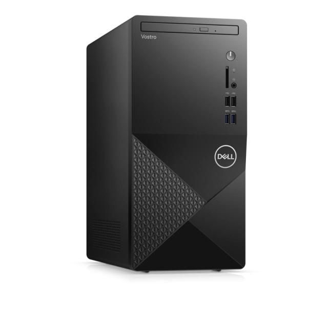 Настолен компютър Dell Vostro 3888 MT, Intel Core i5-10400 (12M Cache, up to 4.3 GHz), 8GB (1x8GB) 2666MHz DDR4, 256GB SSD PCIe M.2, DVD+/-RW, Intel UHD 630, 802.11n, BT 4.2, Keyboard&Mouse, Ubuntu, 3Y NBD