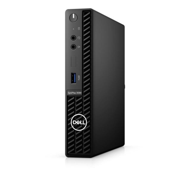 Настолен компютър Dell OptiPlex 3090 MFF, Intel Core i3-10105T (4-Core, 6M Cache, 3.0GHz to 3.9GHz), 8GB (1x8GB) DDR4, 256GB SSD PCIe M.2, Intel UHD 630, Wi-Fi 6+ BT 5.1, Keyboard&Mouse, Windows 11 Pro, 3Y Basic Onsite