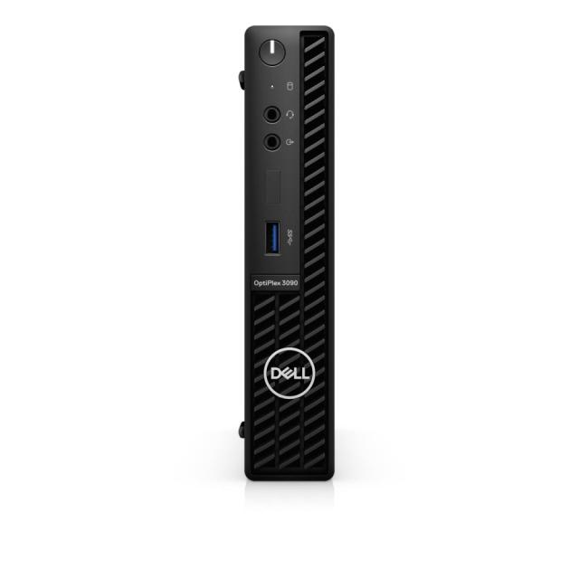 Настолен компютър Dell OptiPlex 3090 MFF, Intel Core i3-10105T (4-Core, 6M Cache, 3.0GHz to 3.9GHz), 8GB (1x8GB) DDR4, 256GB SSD PCIe M.2, Intel UHD 630, Wi-Fi 6+ BT 5.1, Keyboard&Mouse, Windows 11 Pro, 3Y Basic Onsite