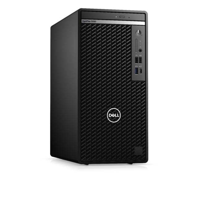 Настолен компютър Dell OptiPlex 5090 MT, Intel Core i7-10700 (2.9GHz, 8C, 16MB Cache), 16GB DDR4, M.2 512GB SSD, 1TB SATA, AMD RX 640 4GB, Mouse&Keyboard, Windows 10 Pro, 3Yr Basic Onsite