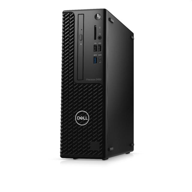 Работна станция Dell Precision 3450 SFF, Intel Core i7-11700 (2.5 GHz, 8C,16MB), 16GB DDR4, 256GB M.2 SSD, 1TB SATA, NVIDIA Quadro P1000 4GB, Mouse&Keyboard, Windows 10 Pro, 3Yr Basic Onsite