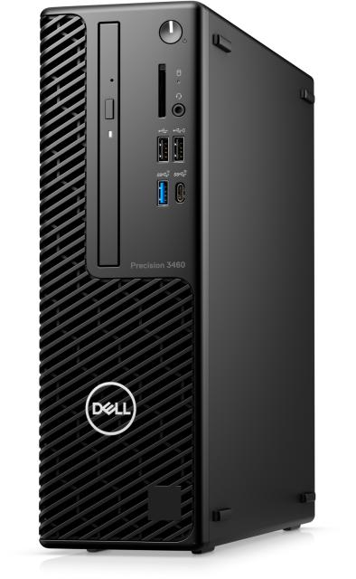 Работна станция Dell Precision 3460 SFF , Intel Core i9-12900 (30M Cache, up to 5.1 GHz), 16GB (2X8GB) 4800MHz SO-DIMM DDR5, 512GB SSD PCIe M.2, Integrated video, DVD RW, Keyboard&Mouse, 300 W, Windows 11 Pro, 3Yr ProSpt
