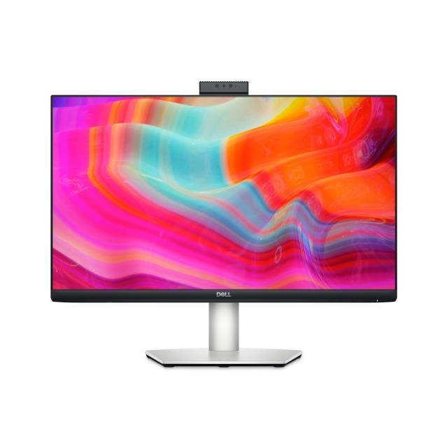 Монитор Dell S2422HZ, 23.8" Video Conferencing FullHD AG, IPS, 4ms, 1000:1, 250 cd/m2, (1920x1080), 5MP IR pop-up camera, 2x5W speakers, AMD FreeSync, HDMI, DP, USB-C, USB 3.2, Microphon, Swivel, Tilt, Slant, Black