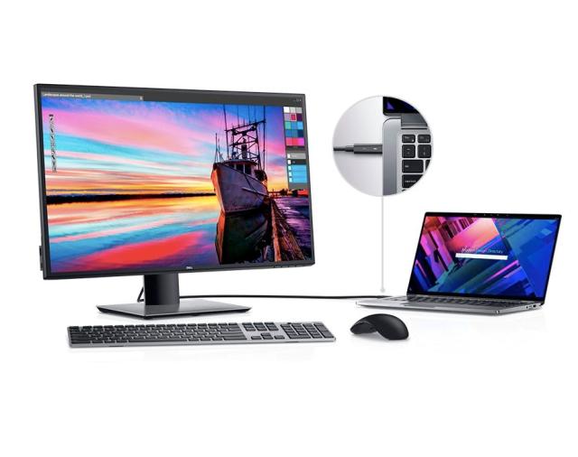 Монитор Dell U2520D, 25" Wide LED Anti-Glare, IPS Panel, UltraSharp, 5ms, 1000:1, 350 cd/m2, 2560x1440 QHD, sRGB 99.7%, HDMI, DP, USB 3.0, USB Type-C, Height Adjustable, Pivot, Swivel, Black, 5Y