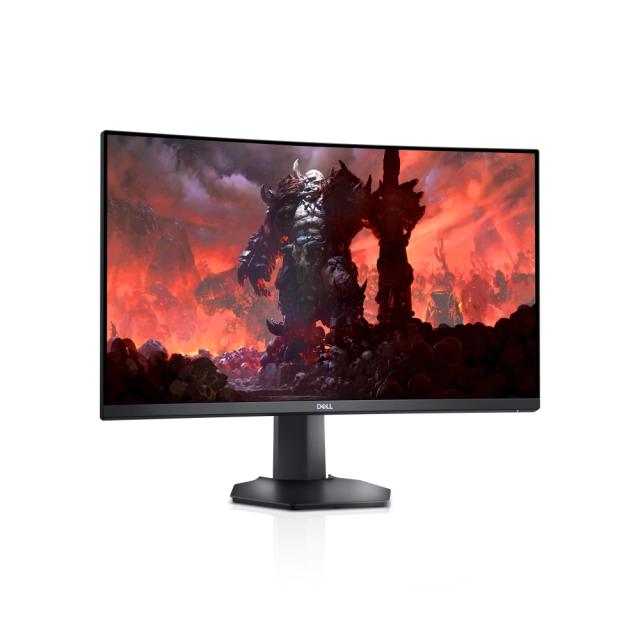 Монитор Dell S2722DGM, 27" Curved Gaming LED Anti-Glare, VA, 1ms (MPRT), 3000:1, 350 cd/m2, 2560x1440, 165Hz, 99% sRGB, AMD FreeSync, HDMI, DP, Downlight, Height Adjustable, Tilt, Black
