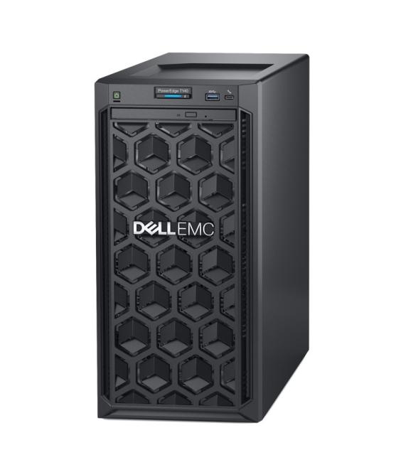 Сървър Dell EMC PowerEdge T140, Intel Xeon E-2244G (3.8GHz, 8M, 4C/8T), 16GB UDIMM 3200, BOSS 2 x M.2 240G SSD(RAID 1), 2 x 2TB SATA, PERC H330, iDrac9 Basic, DVD+/-RW, Chassis 4 x 3.5" cabled, 3Y Basic Onsite