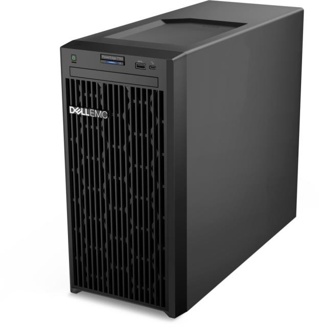 Сървър Dell PowerEdge T150, Chassis 4 x 3.5", Xeon E-2314, 16GB UDIMM, 1x480GB SSD SATA, Broadcom 5720 Dual Port, iDRAC9 Basic 15G, 3Y Basic Onsite
