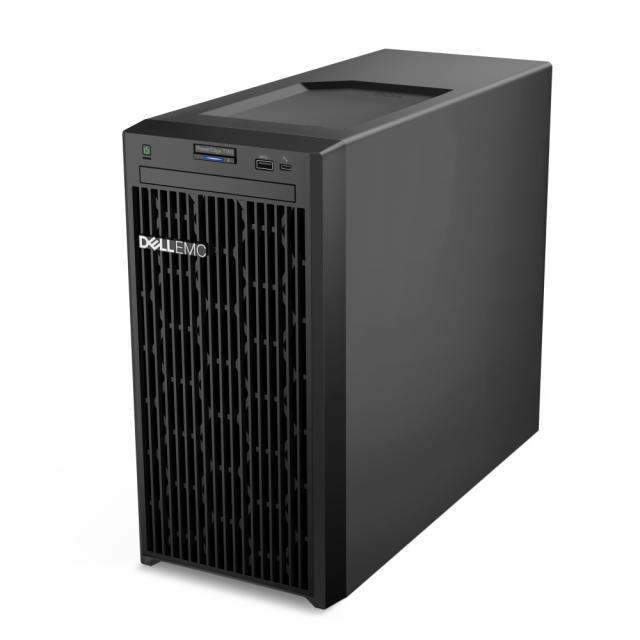 Сървър Dell PowerEdge T150, Chassis 4 x 3.5", Xeon E-2314, 16GB, 1x2TB, Broadcom 5720 Dual Port, PERC H355 Adapter, Full Height, iDRAC9 Basic 15G, 3Y Basic Onsite