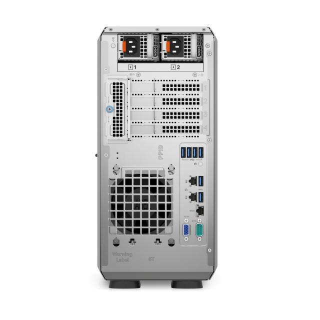 Сървър Dell PowerEdge T350, Chassis 8 x 3.5 HotPlug, Xeon E-2334, 16GB, 1x600GB Hard Drive SAS 12Gbps 10k 512n 2.5in with 3.5in HYB CARR Hot-Plug, Bezel, Broadcom 5720 Dual Port, PERC H355 Adapter, Full Height, iDRAC9 Basic 15G, 450W, 3Y Basic Onsite