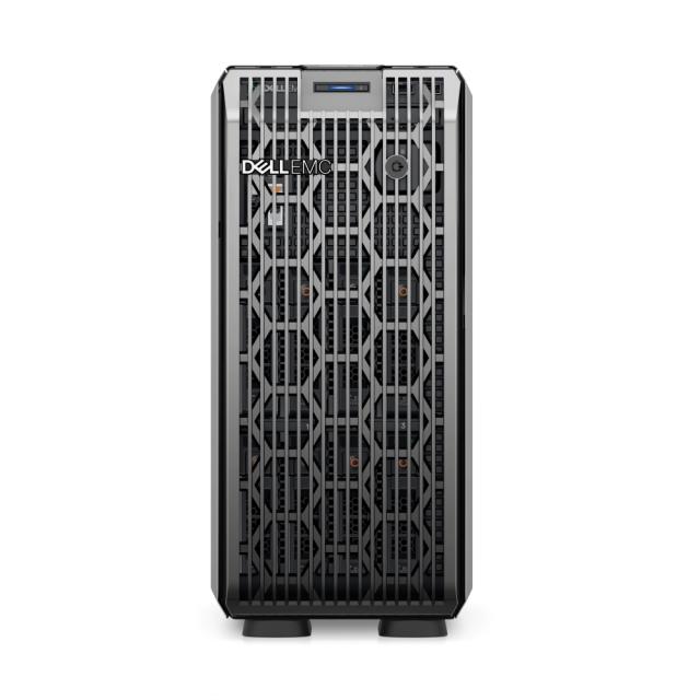 Сървър Dell PowerEdge T350, Intel Xeon E-2378 2.6GHz, 16MB, 8C/16T, 16GB UDIMM, 3200MT/s, ECC, 3.5" Chassis up to 8 Hot Plug HDD and AIC PERC, HBA355i, 2x 2TB 7.2K RPM NLSAS ISE 3.5in HDD, Dual Redundant PSU (1+1) 600W, BOSS Blank, iDRAC9 Basic 15G, 