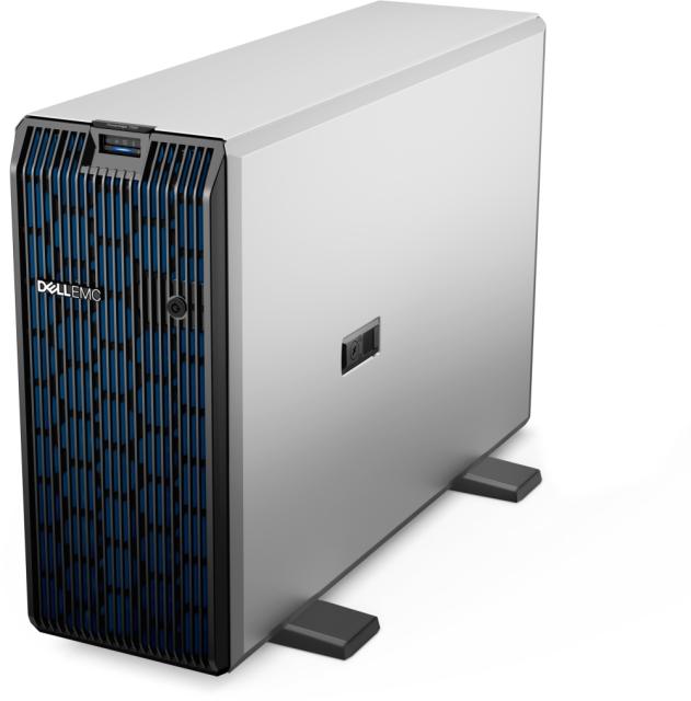 Сървър Dell PowerEdge T550, Chassis 8 x 3.5", Intel Xeon Silver 4314, 16GB, 1x960GB SSD SATA, Bezel, DVD RW, Broadcom 57412 Dual Port 10GbE SFP+, OCP NIC 3.2, PERC H755, iDRAC9 Enterprise 15G, Redundant 600W, 3Y Basic Onsite