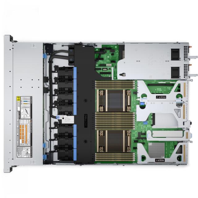 Сървър Dell PowerEdge R450, Chassis 4x 3.5", Intel Xeon Silver 4309Y, 16GB, 1x480GB SSD, Rails, Bezel, No NIC, PERC H355 with front load bracket, iDRAC9 Enterprise 15G, 600W, 3Y Basic Onsite