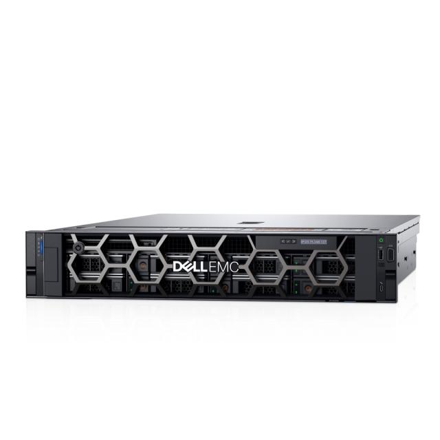 Сървър Dell PowerEdge R7525, 8x 3.5" SAS, SATA w/o XGMI, 2x AMD EPYC 7313 16C/32T 128MB Up to 3.7GHz, 64GB (4x16GB) 3200MT/s RDIMM, 2x480GB SSD SATA, Riser Config 4, Half Length, 6x8, 2x16, Rails, No NIC, PERC H745, iDRAC9 Enterprise 15G, Dual 800W, 