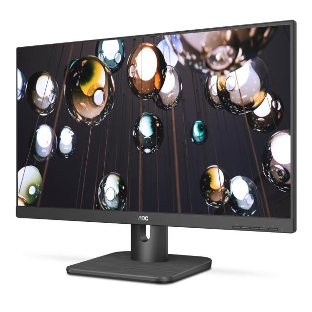 Монитор AOC 24E1Q, 23.8" WLED IPS, 1920x1080@60Hz, 5ms GtG, 250cd/m2, 1000:1, DCR 20m:1, FlickerFree, Low Blue Light, 2Wx2, Tilt, D-SUB, HDMI, DP