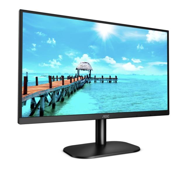 Монитор AOC 24B2XDM, 23.8" VA WLED, 1920x1080@75Hz, 4ms GtG, 250cd/m2, 3000:1, DCR 20M:1, FlickerFree, Low Blue Light, Tilt, D-SUB, DVI