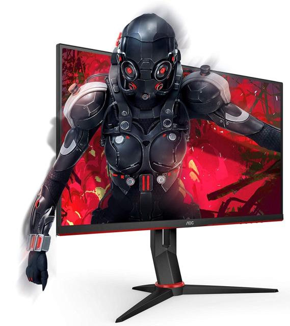 Монитор AOC 27G2U/BK, 27" Wide IPS, 4ms/1ms MPRT, 1000:1, 80M:1 DCR, 250cd/m2, 1920x1080@144Hz,Tilt, Swivel, Heigh Adjust, Pivot, HDMI, DP, USB, Headphone Out, Speakers, Black/Red