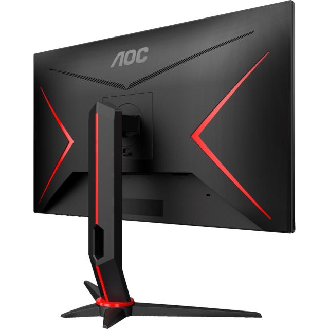 Монитор AOC 27G2U/BK, 27" Wide IPS, 4ms/1ms MPRT, 1000:1, 80M:1 DCR, 250cd/m2, 1920x1080@144Hz,Tilt, Swivel, Heigh Adjust, Pivot, HDMI, DP, USB, Headphone Out, Speakers, Black/Red