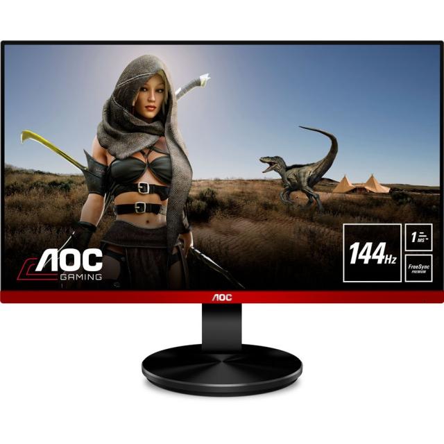 Монитор AOC G2790VXA, 27" WLED VA, 1920x1080@144Hz, 4ms GtG/1ms MPRT, 350cd/m2, 3000:1, DC80M:1, FreeSync Prem, FlickerFree, Low Blue Light, 2Wx2, Tilt, 1xHDMI, 1xDP