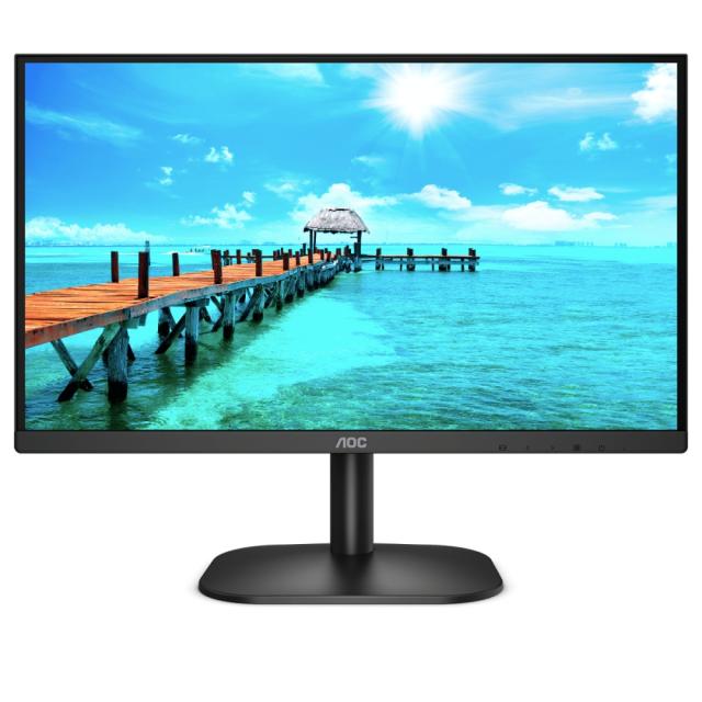 Монитор AOC 27B2DM 27" WLED VA 1920x1080@75Hz, 4ms GTG, 250cd/m2, 4000:1, 20M:1 DCR, Low Blue Light, Tilt, D-SUB, HDMI, DVI, Black
