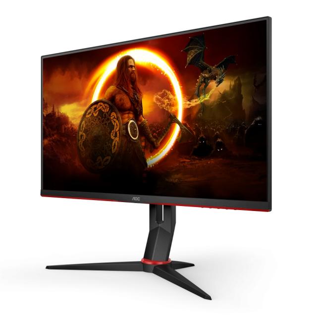 Монитор AOC Q27G2S/EU, 27" IPS WLED, 2560x1440@165HZ, 4ms GTG, 1ms MPRT, 350cd m/2, 1000:1, DCR 80M:1, G-Sync, FlickerFree, Low Blue Light, Tilt, Height Adjust, Pivot, Swivel, 2xHDMI, DP