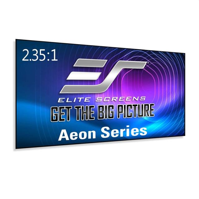 Екран Elite Screen AR125WH2-WIDE, 125" (2.35:1), Ambient Light , 322.3 x 137.2 cm, CineWhite