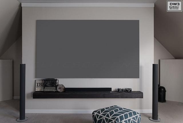 Екран Elite Screen DWF92DHD3, 92" (16:9), DayWalker DW3 , 203.8 x 114.6 cm, DW3 Full Grey