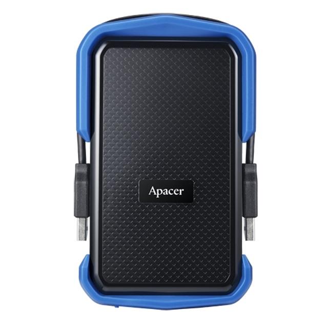 Външен диск Apacer AC631, 2TB 2.5” SATA HDD USB 3.2 Military-Grade Shockproof Portable Hard Drive