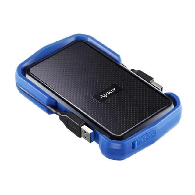 Външен диск Apacer AC631, 2TB 2.5” SATA HDD USB 3.2 Military-Grade Shockproof Portable Hard Drive
