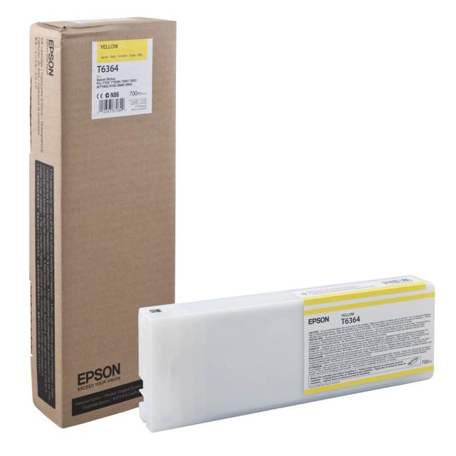 Консуматив Epson T636 Ink Cartridge Yellow 700 ml