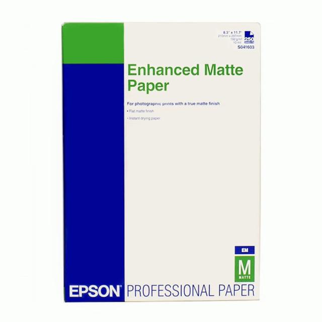 Хартия Epson Enhanced Matte Paper, DIN A4, 192g/m2, 250 Sheets