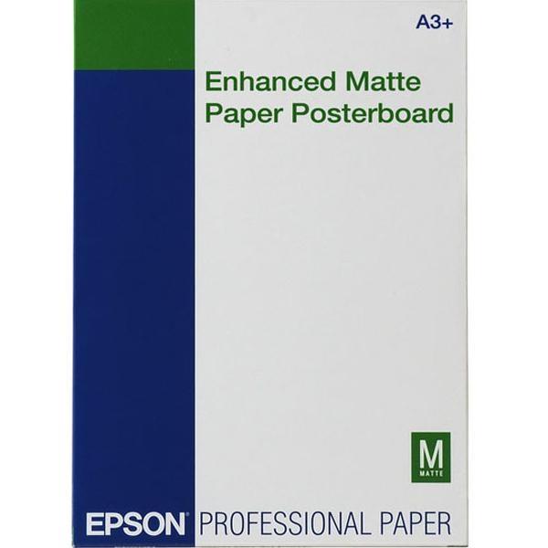 Хартия Epson Enhanced Matte Posterboard, DIN A3+, 800 g/m2, 20 sheets
