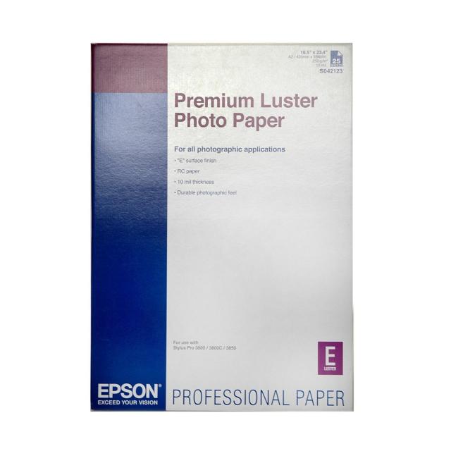 Хартия Epson Premium Luster Photo Paper (250), DIN A2, 250g/m2, 25 Blatt