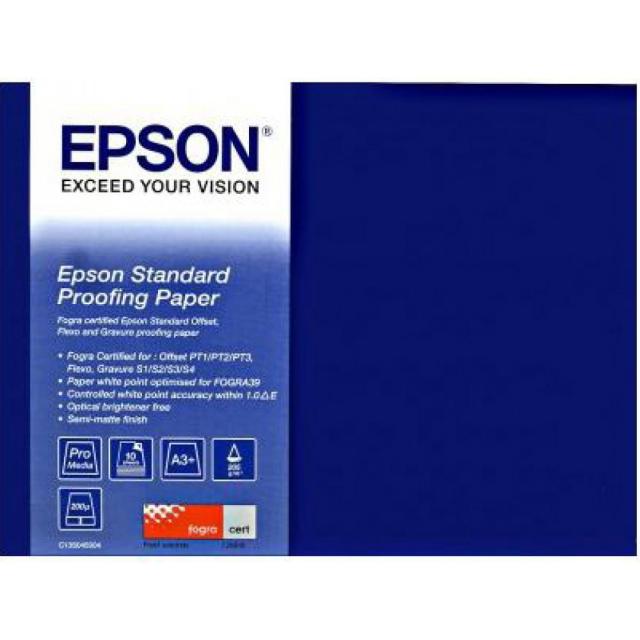 Хартия Epson Standard Proofing Paper, DIN A3+, 205g/m2, 100 Sheets