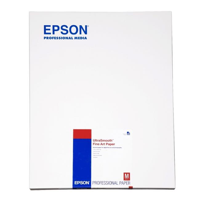 Хартия Epson Ultrasmooth Fine Art Paper, DIN A2, 325 g/m2, 25 Sheets