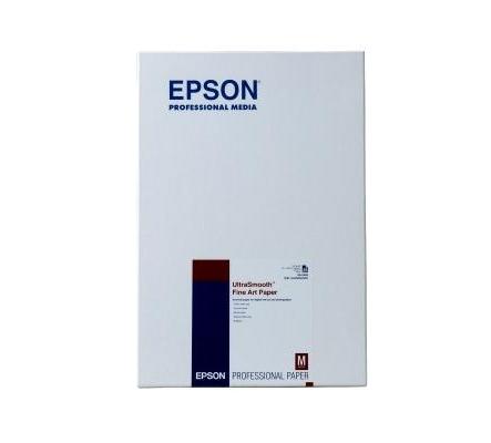 Хартия Epson Ultrasmooth Fine Art Paper, A3+, 325g/m2, 25 Blatt