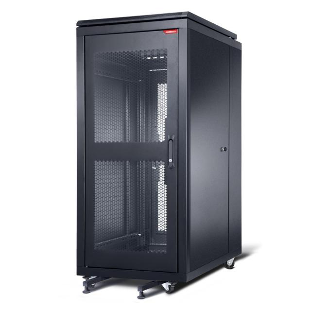 Комуникационен шкаф Formrack 19" Server rack 32U 600/1000mm, perforated front and back door, openable locking sides, height: 1653mm, loading capacity: 1000kg (does not include castor/feet group)